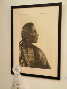 3rd Place Award 'Native American' pencil by Joe Myers